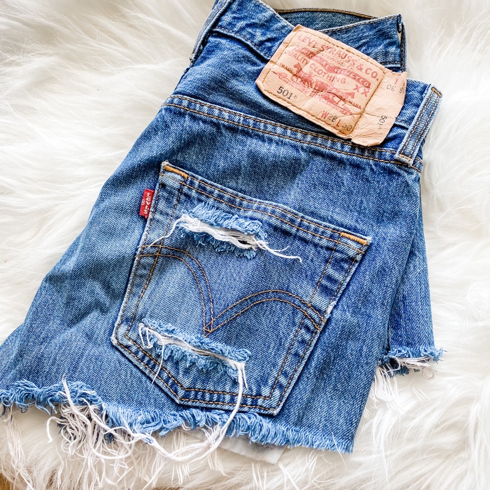 Levi’s Custom Distressed Shorts - image 4